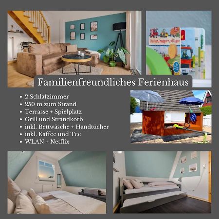 Familienfreundliches Ferienhaus In 5 Min Zum Strand Mit Terrasse Und Kostenlosem Parkplatz Cuxhaven Extérieur photo