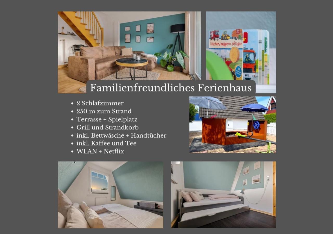 Familienfreundliches Ferienhaus In 5 Min Zum Strand Mit Terrasse Und Kostenlosem Parkplatz Cuxhaven Extérieur photo